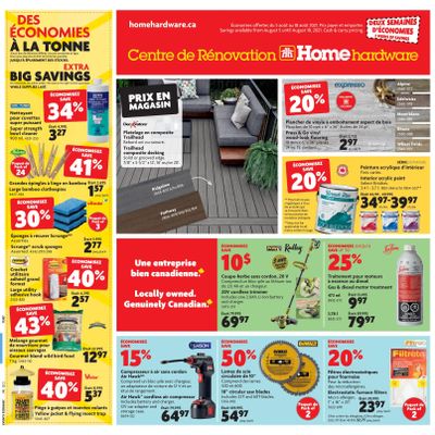 Home Hardware Building Centre (QC) Flyer August 5 to 18