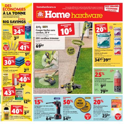 Home Hardware (QC) Flyer August 5 to 18