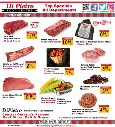Di Pietro Food Centre Flyer August 5 to 11