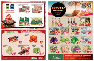 WinCo Food Mart (HWY 7) Flyer August 5 to 11