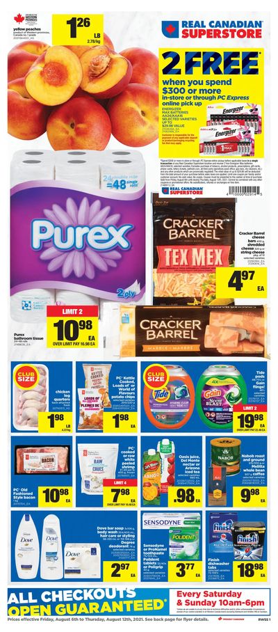 Real Canadian Superstore (West) Flyer August 6 to 12