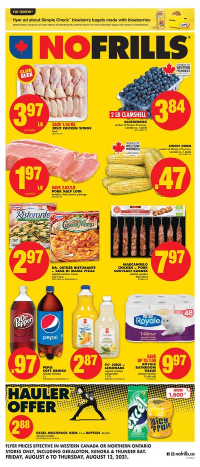 No Frills (West) Flyer August 6 to 12