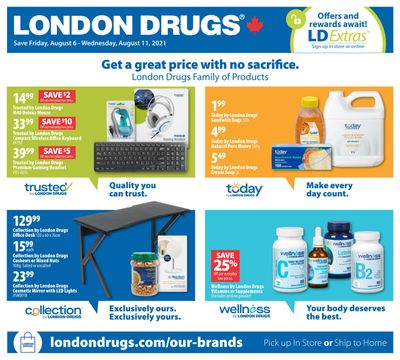 London Drugs Flyer August 6 to 11