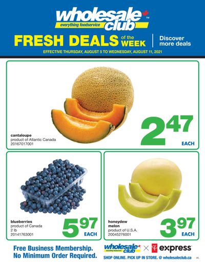 Wholesale Club (Atlantic) Fresh Deals of the Week Flyer August 5 to 11 Wholesale Club (Atlantic) Fresh Deals of the Week Flyer August 5 to 11