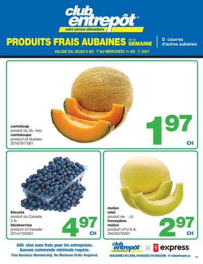 Wholesale Club (QC) Fresh Deals of the Week Flyer August 5 to 11