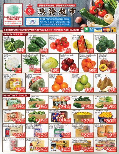 Superking Supermarket (North York) Flyer August 6 to 12