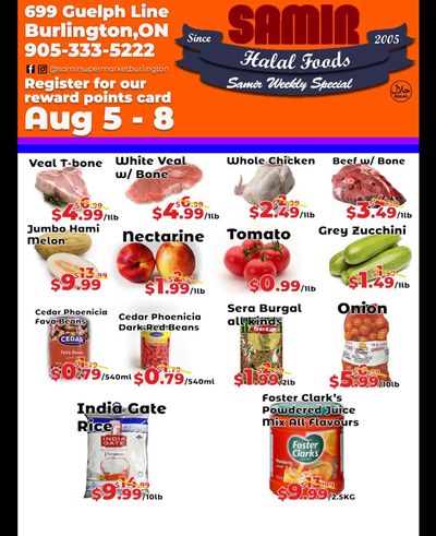 Samir Supermarket Flyer August 5 to 8