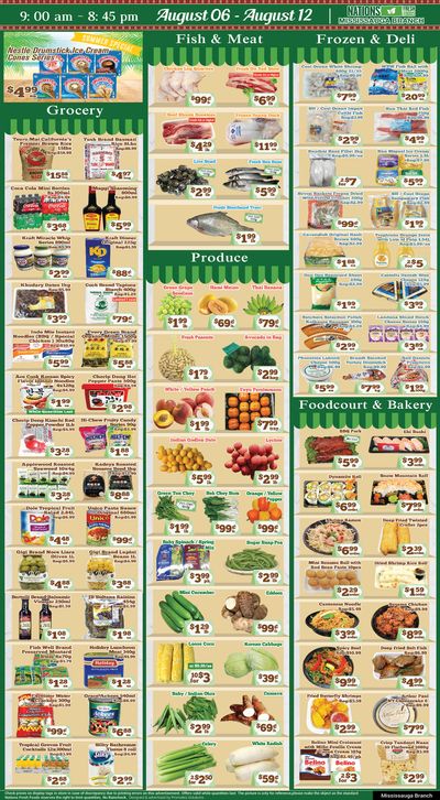 Nations Fresh Foods (Mississauga) Flyer August 6 to 12