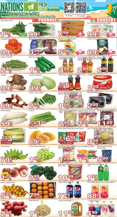 Nations Fresh Foods (Hamilton) Flyer August 6 to 12