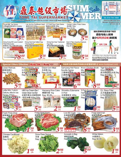 Tone Tai Supermarket Flyer August 6 to 12