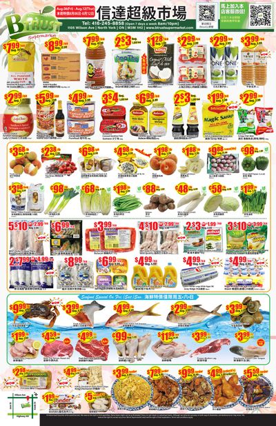 Btrust Supermarket (North York) Flyer August 6 to 12