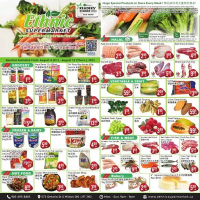 Ethnic Supermarket Flyer August 6 to 12