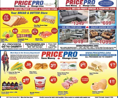 Price Pro Flyer August 4 to 10