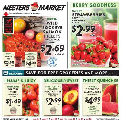 Nesters Market Flyer August 8 to 14