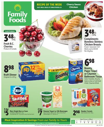 Family Foods Flyer August 6 to 12