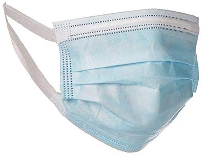 Single Use Pullout Comfort Earloop Disposable Face Mask (Pack of 50), Blue - Latex Free $5.99 (Reg $35.90)