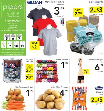 Pipers Superstore Flyer August 5 to 11