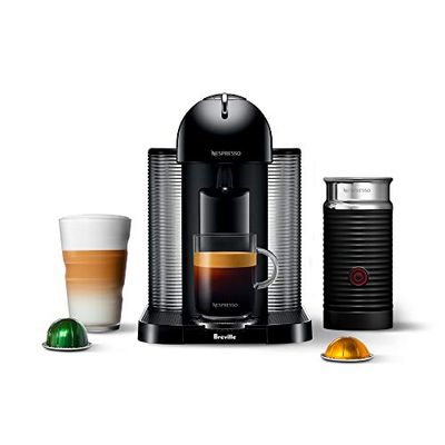 Nespresso® Vertuo Coffee and Espresso Machine by Breville with Aeroccino Milk Frother, Black $169 (Reg $319.99)