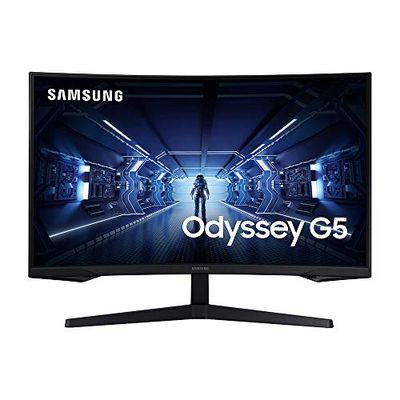 Samsung LC32G55TQWNXZA WQHD 144HZ 1MS Freesync HDR10 Monitor with 1000R Curvature, Black $378 (Reg $447.98)