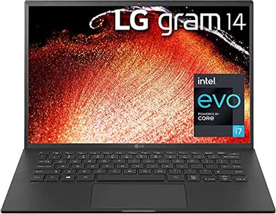 LG gram Ultra-Lightweight with 14” 16:10 IPS Display and Intel® Evo™ Platform (i7/16GB/512GB), Obsidian Black $1499.99 (Reg $1899.99)
