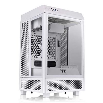Thermaltake Technoloy Tower 100 Snow Edition Tempered Glass Type-C (USB 3.1 Gen 2) Mini Tower Computer Chassis Supports Mini-ITX CA-1R3-00S6WN-00 $98.98 (Reg $157.83)