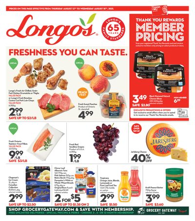 Longo's Flyer August 12 to 18