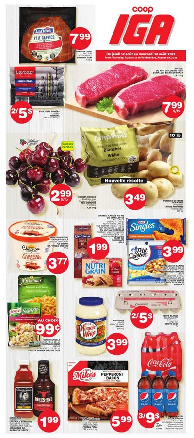 Coop IGA Flyer August 12 to 18