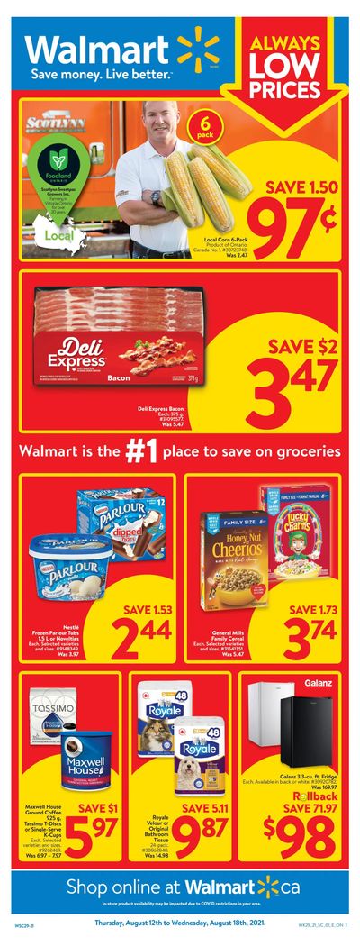 Walmart (ON) Flyer August 12 to 18 Walmart (ON) Flyer August 12 to 18