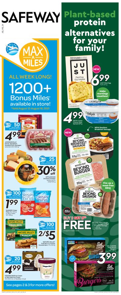 Sobeys/Safeway (SK & MB) Flyer August 12 to 18