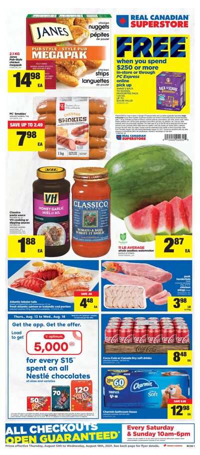 Real Canadian Superstore (ON) Flyer August 12 to 18