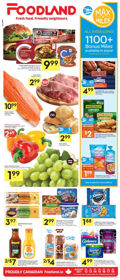 Foodland (Atlantic) Flyer August 12 to 18