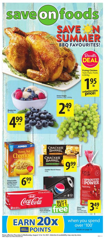 Save on Foods (BC) Flyer August 12 to 18