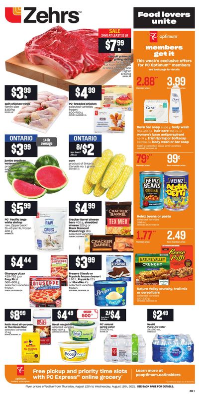 Zehrs Flyer August 12 to 18