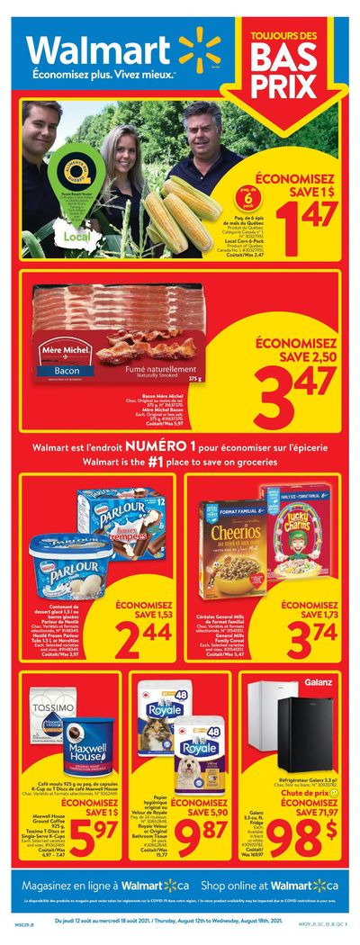 Walmart (QC) Flyer August 12 to 18