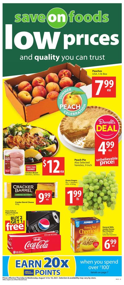 Save on Foods (AB) Flyer August 12 to 18