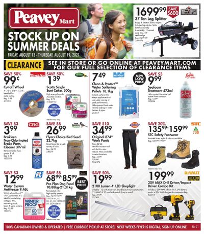 Peavey Mart Flyer August 13 to 19