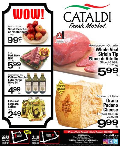 Cataldi Fresh Market Flyer August 11 to 17