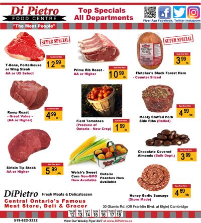 Di Pietro Food Centre Flyer August 12 to 18