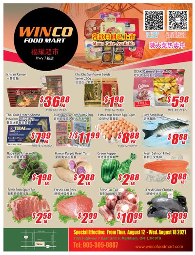 WinCo Food Mart (HWY 7) Flyer August 12 to 18