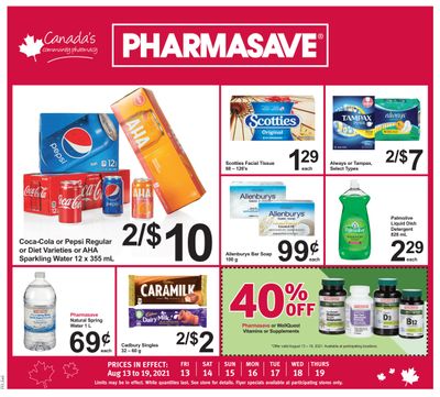 Pharmasave (ON) Flyer August 13 to 19