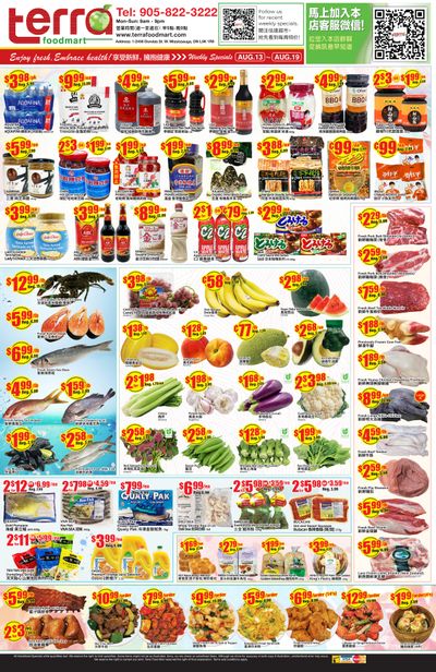 Terra Foodmart Flyer August 13 to 19