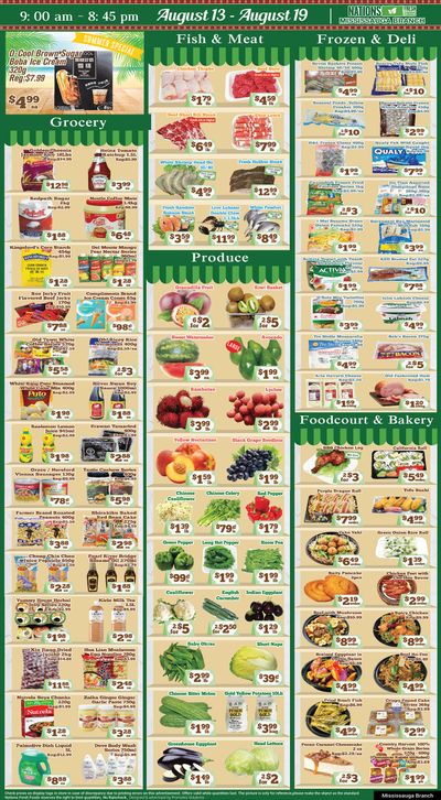 Nations Fresh Foods (Mississauga) Flyer August 13 to 19