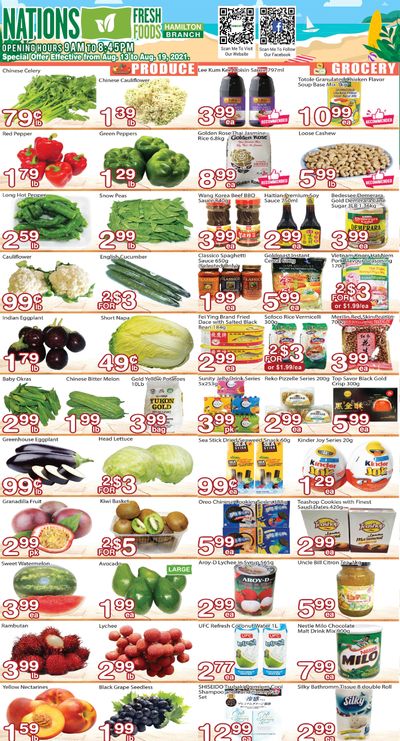 Nations Fresh Foods (Hamilton) Flyer August 13 to 19