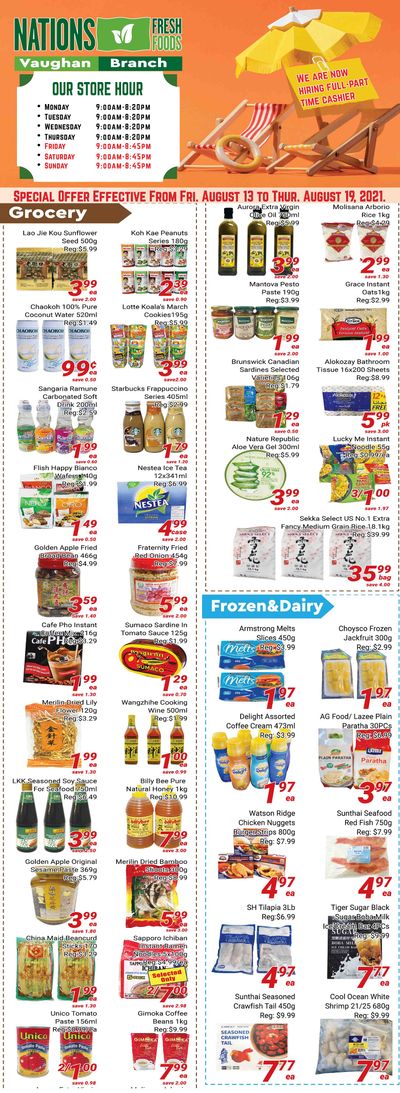 Nations Fresh Foods (Vaughan) Flyer August 13 to 19