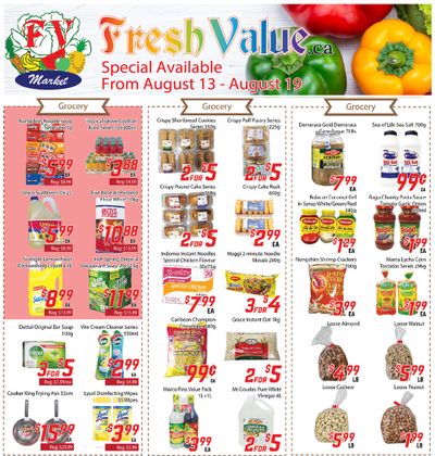 Fresh Value Flyer August 13 to 19