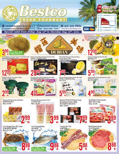 BestCo Food Mart (Scarborough) Flyer August 13 to 19
