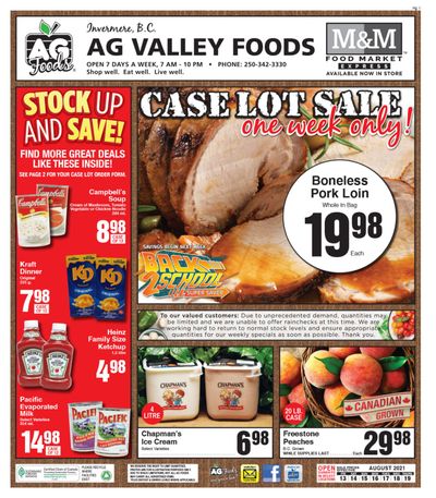 AG Foods Flyer August 13 to 19