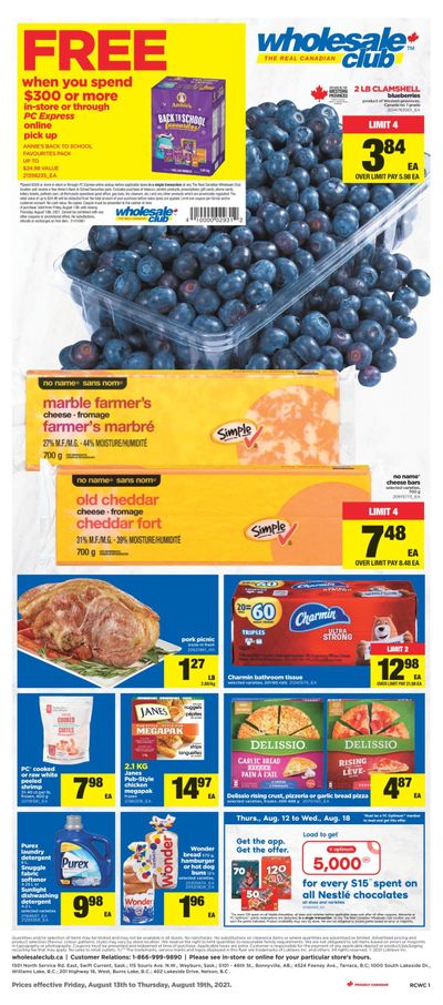 Real Canadian Wholesale Club Flyer August 13 to 19