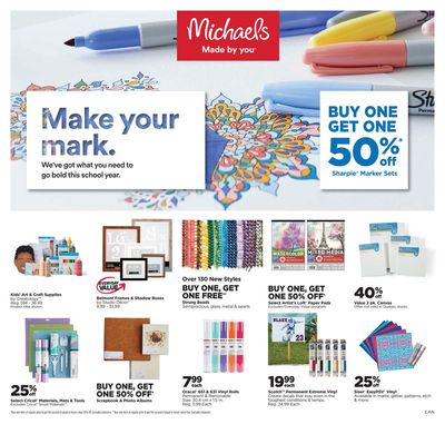 Michael's Flyer August 13 to 19