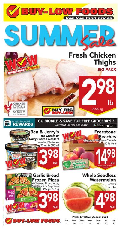 Buy-Low Foods Flyer August 15 to 21